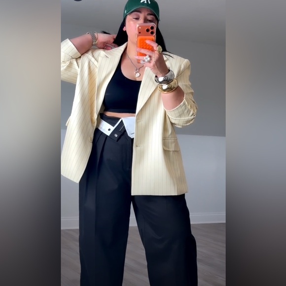 KBB by Kahlana Baggy Leg “The Waist Curtain Trouser” - NWT szM - Picture 5 of 5